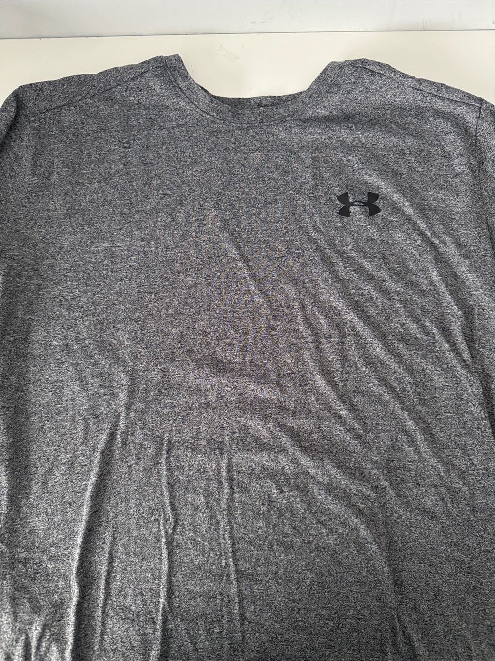 Under Armour Men's Gray Heather Tech Short Sleeve Tee. Size large